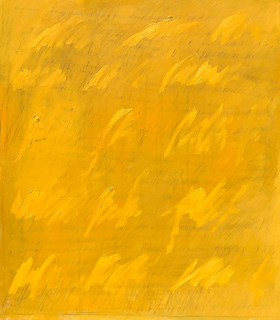 Quarantine - A Study In Yellow - 55x65 Oil on Canvas