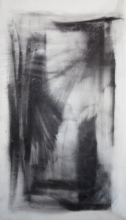 41 X 70   Charcoal on Canvas