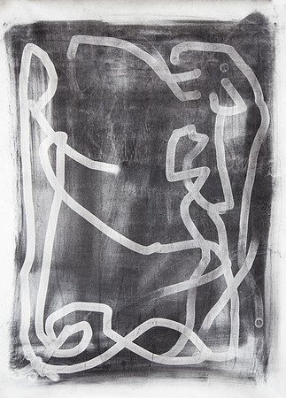 41 X 56   Charcoal on Canvas