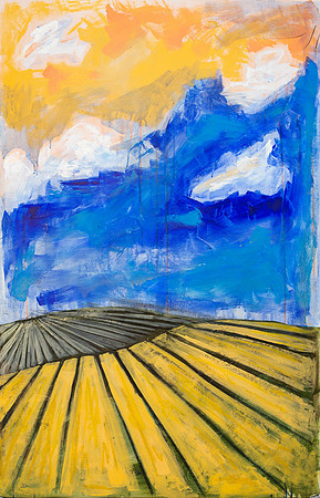 28 X 45 .  Acrylic on Canvas