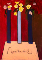 28 X 40   Acrylic and Pastel on Canvas