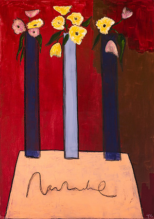 28 X 40   Acrylic and Pastel on Canvas