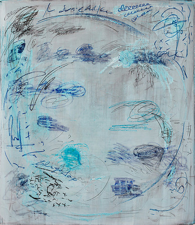 43 X 50   Acrylic and Pastel on Canvas