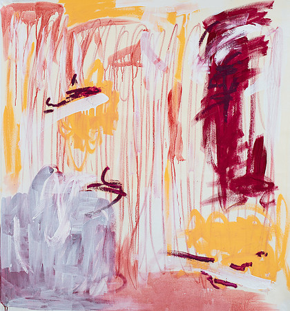 45 X 49   Oil, Acrylic, and Pastel on Canvas