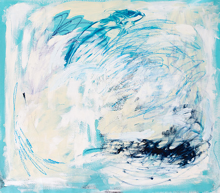 48 X 41   Acrylic, Charcoal, and Pastel on Canvas