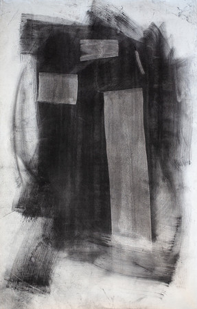 50 X 79   Charcoal on Canvas